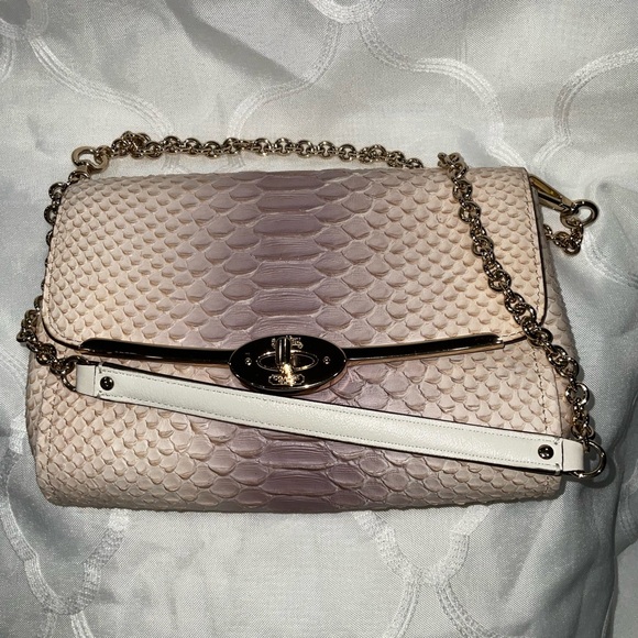 Coach Madison Limited Edition Python Embossed Shoulder Bag. - Picture 12 of 16